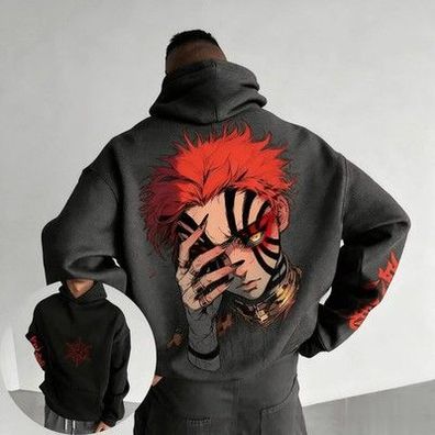 Demon Slayer Anime Bedruckter Hoodie Sweatshirt Herren- und Damen-Hoo