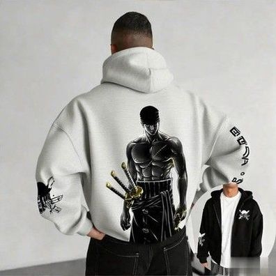 One Piece Zoro Anime Hoodie Pullover Streewear Fashion