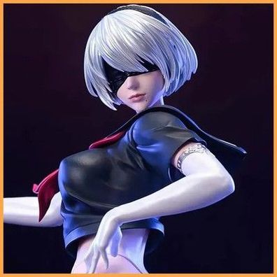 Automata 2b Figur Stehende Pose Action Figur Kawaii Mädchen Sailor Anzug Mode