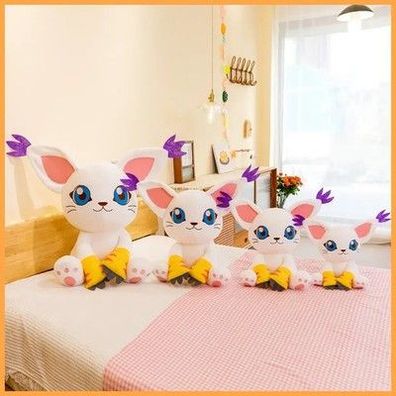 Digimon Tailmon Plüsch Anime Stofftier Kuscheltier Figur Puppe 50cm-80cm