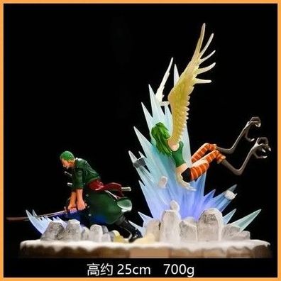 One Piece Anime Figur Roronoa Zoro Vs Monet Shocking Scene Gk Han