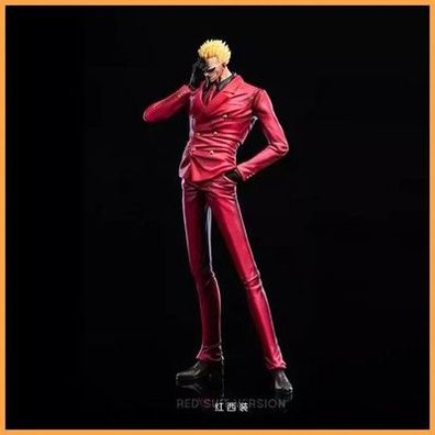 One Piece Donquixote Doflamingo Shichibukai Stehende Pose Roten Anzug Anime Abb