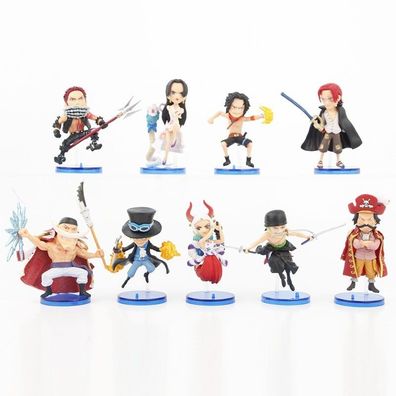 One Piece Figuren Set 9tlg Yamato Whitebeard Katakuri Hancock Shanks Zoro Luffy