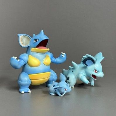 Pokemon Nidoking Nidorino Nidoran 1/20 Maßstab Anime Figur PVC Statue Modell