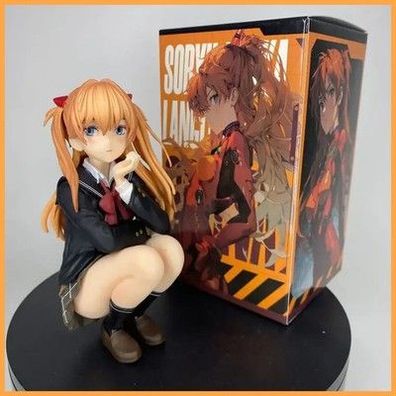 Eva Asuka Langley Soryu Schuluniform Actionfigur Handgefertigte Ornamente Schöne