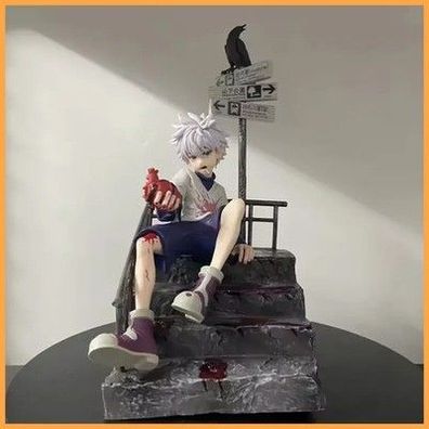 Hunter X Hunter Killua Zoldyck PVC Actionfigur Anime Figur Killua GK Statue