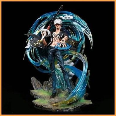 One Piece GK Sonderedition Trafalgar Law Figur Modell Leuchtende Skulptur Ausste