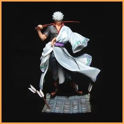 Gintama Anime Figur Sakata Gintoki Hijikata Toushirou PVC Actionfigur Handfläche
