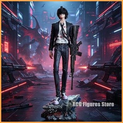 Chainsaw Man Gun Fiend Figur Aki Hayakawa Anime PVC Statue Actionfigur Deko