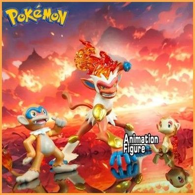 Pokemon Figur Infernape Evolutionäre Gruppe Action-figuren P