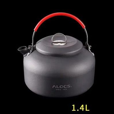 Outdoor Wasserkocher Aluminium 0,8L 1,4L Leicht Camping Teekessel