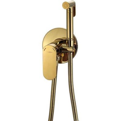 Mexen Milo Unterputz-Bidetarmatur mit Anbausatz, gold - 7599350-50