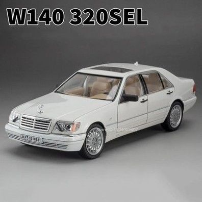 G800 SUV Modellauto Diecast Legierung Türen zu öffnen W140 320SEL Sammlung Dekor