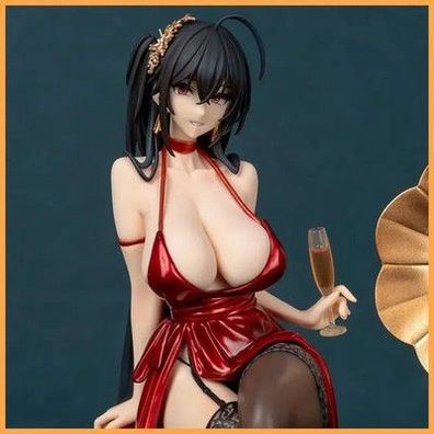 Anime Figur Poison Apple Sitzend Rotes KleidSammelfiguro Deko
