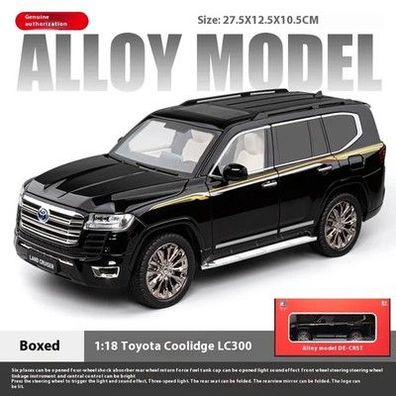 Toyota Land Cruiser LC300 SUV Legierung Auto Diecast Modell kinder Spielzeu