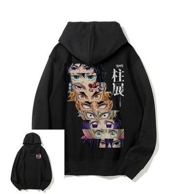 Demon Slayer Hoodie Männer Frauen Sweatshirt Pullover Übergroßen Vintage