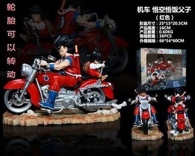 Dragon Ball Saiyajin Vater-Sohn Figur handgefertigtes Wukong Modell Deko