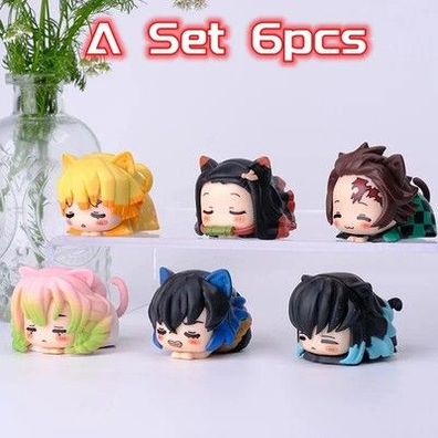 Demon Slayer Statuen Cartoon Tanjiro Nezuko Yuzuki Miho Figuren Kawaii Ac