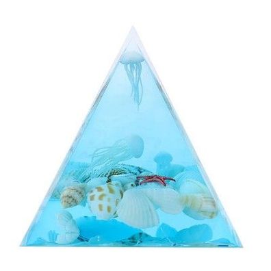 Ocean Series Mikrolandschaft Pyramidenkegel Harz Handwerkskunst Kleines