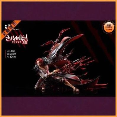 One Piece Shanks Vier Kaiser hockendes rotes Haar Shanks Modell