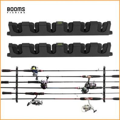 Booms Fishing WV5 Horizontales 6-Ruten-Rack, Angelrutenhalter, Stangenaufbewahru
