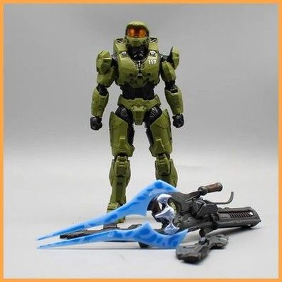 Halo Master Chief Anime Figur Mjolnir Mark Vi Gen 3 Figur Statue Modell
