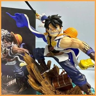 One Piece Ruffy Anime Figur PVC Modell Statue Szene Sammlung Dekoration