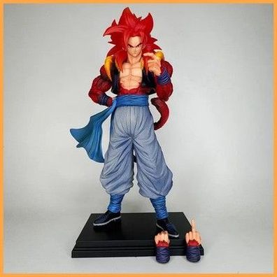 Gogeta Dragon Ball Anime-Figuren 33cm Gogeta Figur 3 Hände PVC