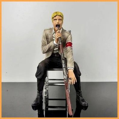 Attack On Titan Reiner Braun Figur, Anime-Charakter-Statue, Desktop-Dekoration,