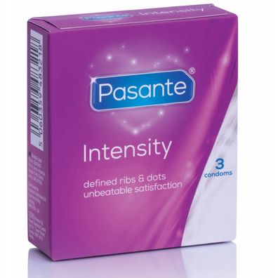 DURCH RIPPEN & PUNKTE Intensität 3ER PACK