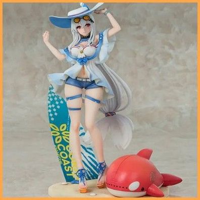Arknights Skadi Seaside Summer Swimsuit Figur, PVC-Sammelfigur, Modellpuppe, ver