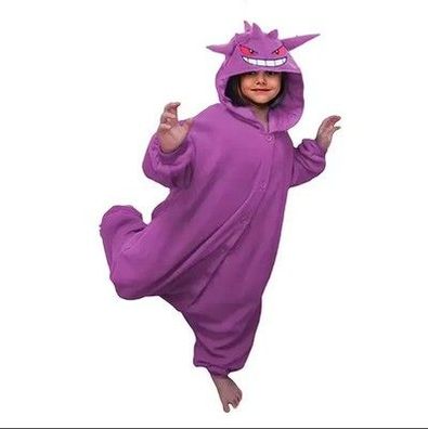 Pokemon Jigglypuff Pikachu Gengar Snorlax Onesie Kigurumi Kids Cospl