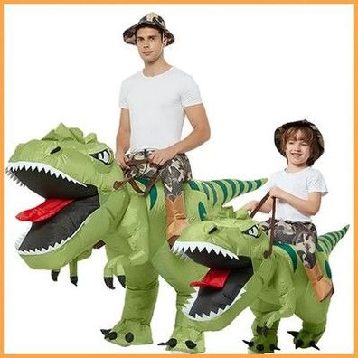 T-Rex Aufblasbare Kostüm Kindergarten Kinder Dinosaurier Rolle
