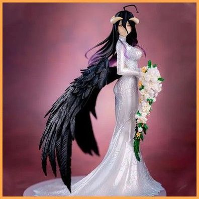Overlord Hochzeitskleid Albedo Actionfiguren Modellpuppe Sammlerstück