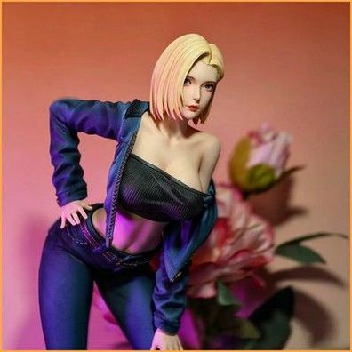 Dragon Ball Z Android 18 Figur 44cm Lazuli Actionfigur Anime Sammler XXL Groß