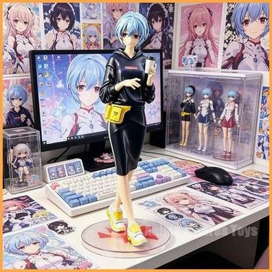 NEON Genesis Evangelion Figur Ayanami Rei Actionfiguren PVC Desktop