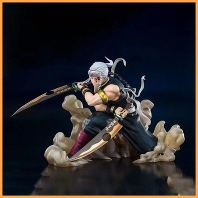 Demon Slayer Figur Uzui Tengen Dual Blade Action Pose Hashira Samurai 27cm
