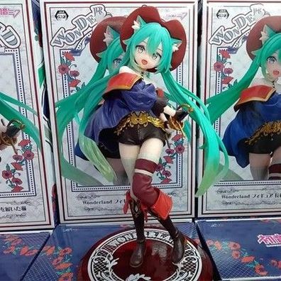 Hatsune Miku Figur Wonderland Piapro Miku Gestiefelter Kater Taito Modell