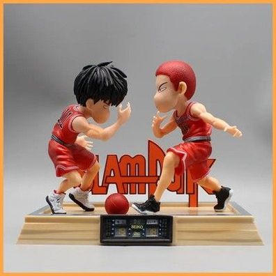 Slam Dunk Anime Figur Sakuragi Hanamichi Rukawa Kaede Clap Collection 15.5cm