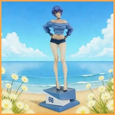 Neon Genesis Evangelion Anime Gk Figur Sommer Freundin Underclassman Rei Ayanami