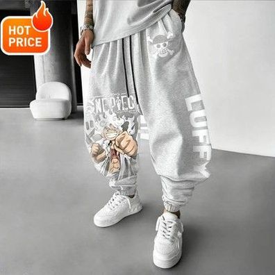 One Piece Harajuku Männer Baumwolle Hosen Herbst Winter Baumwol