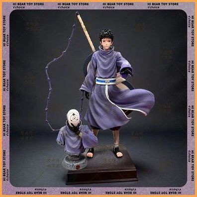 Naruto Figur Uchiha Obito Figuren Zwei Köpfe Statue Pvc Modell Puppe