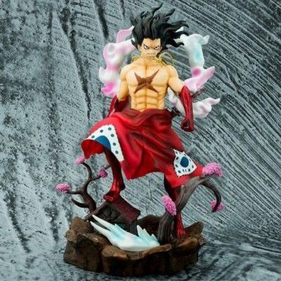 One Piece Anime Figur Modell Gear 4 Monkey D Ruffy Actionfigur 24 cm