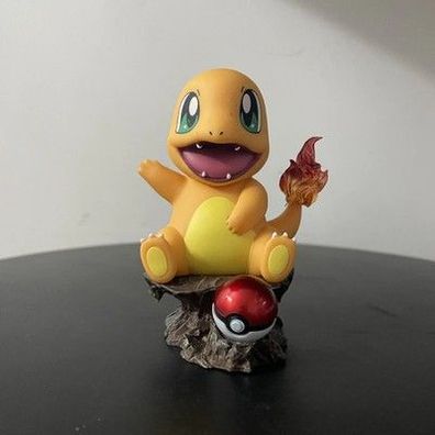 Glumanda Schiggy Bisasam Niedliche Anime-Figur Modell Statue Sammlung