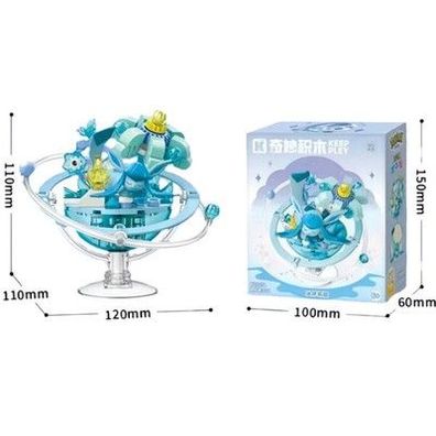 Pokemon DIY Bausteine Spielzeug Cartoon Eevee Familie Pla
