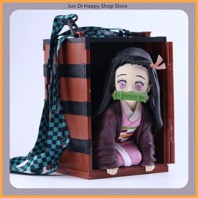 Demon Slayer Nezuko Kamado 22 cm PVC Anime Figur Statue Desktop Dekoration Gesch