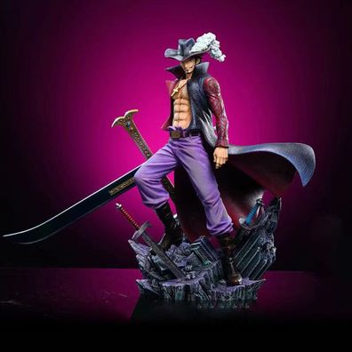 Manga One Piece Eagle eye Dracule Mihawk Anime Figur Top War Pvc Modell