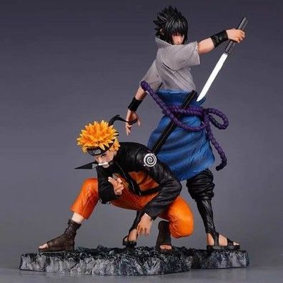 Naruto Uzumaki Sasuke Figur Anime Modell Statue Sammlung Geschenk 29cm