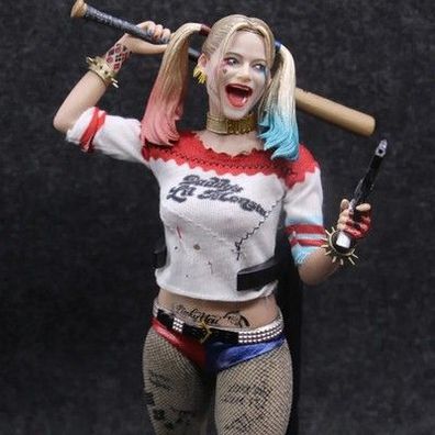 Harley Quinn Figur Suicide Batman Anime Modell Spielzeug Sammlung Deko 28,5cm