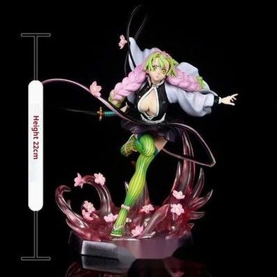 Demon Slayer Mitsuri Figur Anime Modell Gk Statue Sammlung Deko 22cm